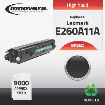 Innovera® Remanufactured Black High-yield Toner, Replacement For Lexmark E260a11a, 9,000 Page-yield freeshipping - TVN Wholesale